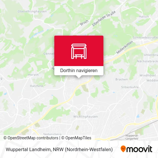 Wuppertal Landheim Karte