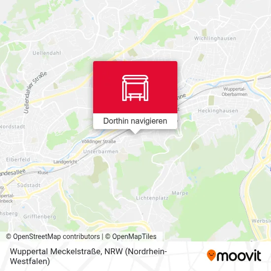 Wuppertal Meckelstraße Karte
