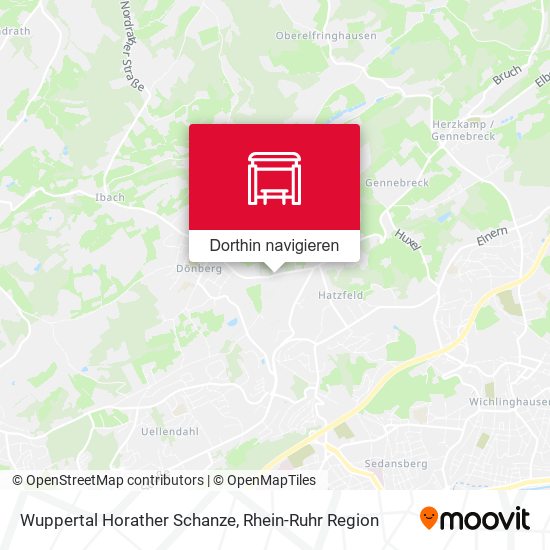 Wuppertal Horather Schanze Karte