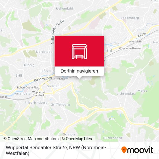Wuppertal Bendahler Straße Karte