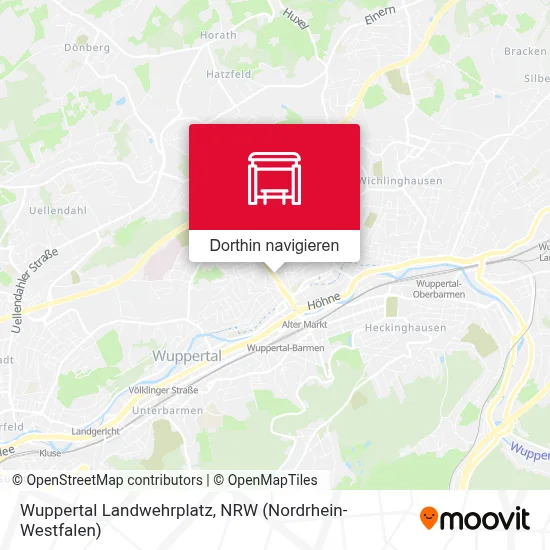 Wuppertal Landwehrplatz Karte