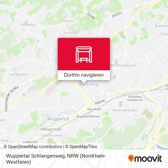 Wuppertal Schlangenweg Karte