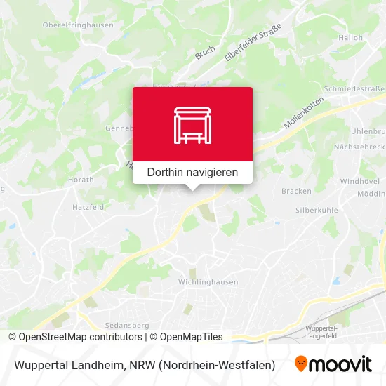 Wuppertal Landheim Karte