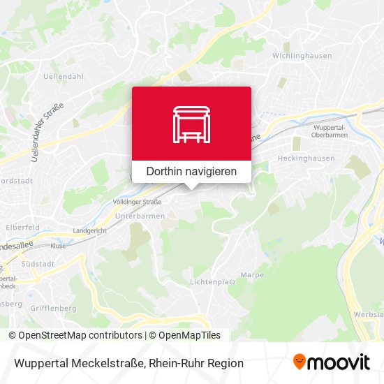 Wuppertal Meckelstraße Karte