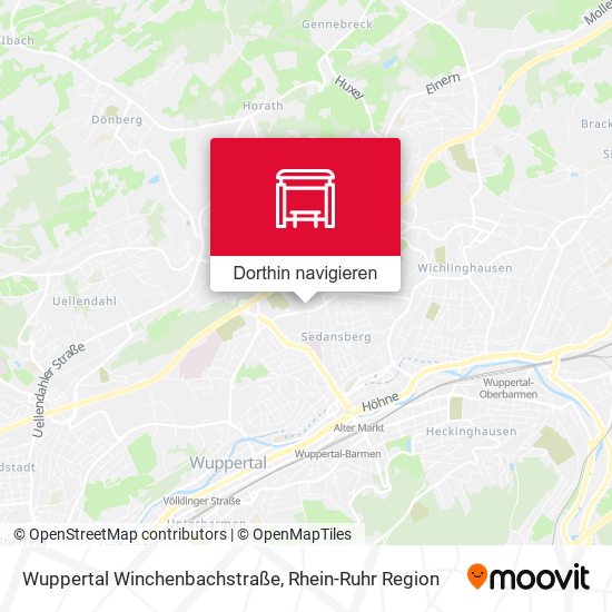 Wuppertal Winchenbachstraße Karte