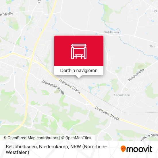 Bi-Ubbedissen, Niedernkamp Karte