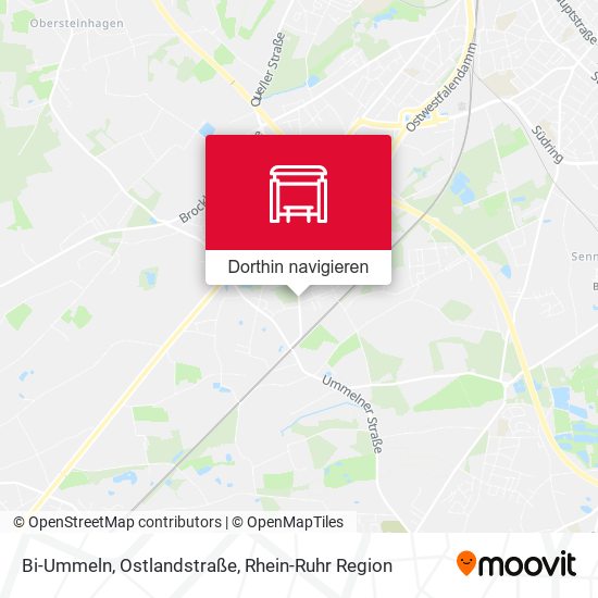 Bi-Ummeln, Ostlandstraße Karte