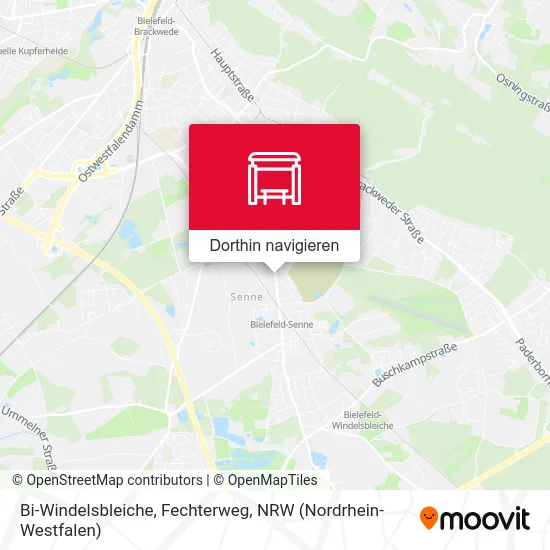 Bi-Windelsbleiche, Fechterweg Karte