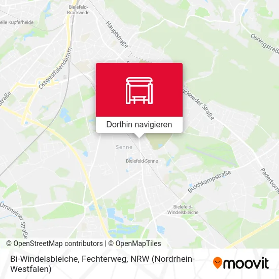 Bi-Windelsbleiche, Fechterweg Karte