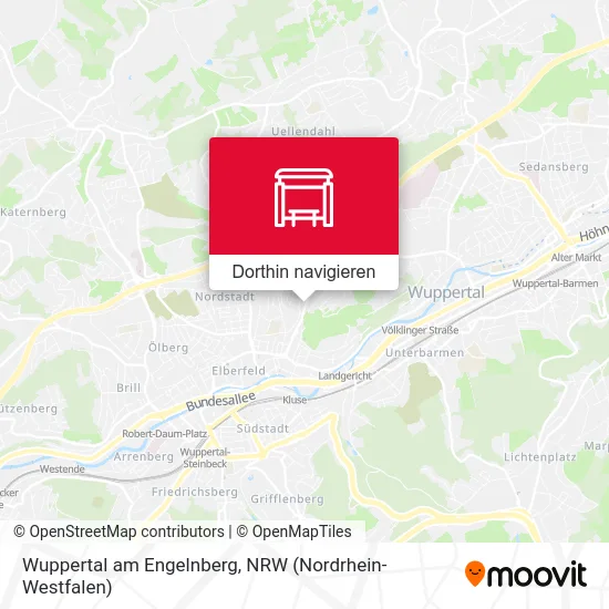 Wuppertal am Engelnberg Karte