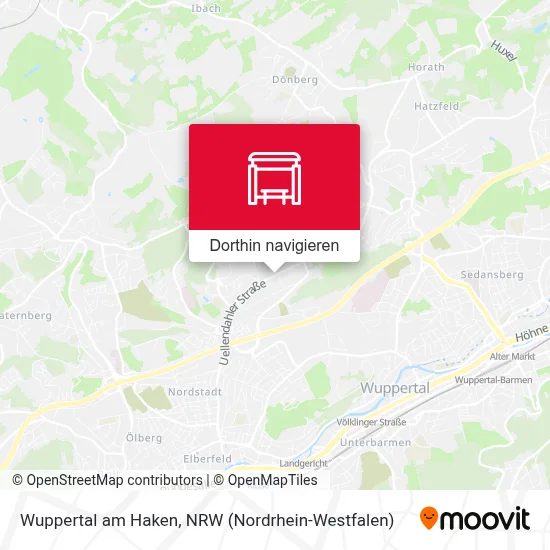 Wuppertal am Haken Karte