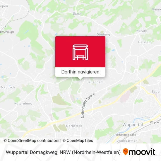 Wuppertal Domagkweg Karte