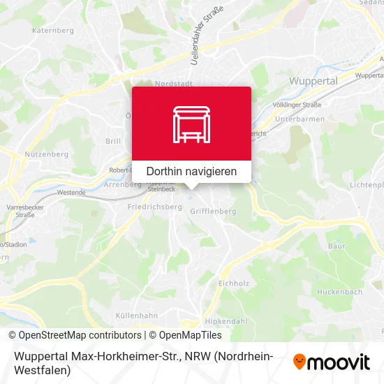Wuppertal Max-Horkheimer-Str. Karte