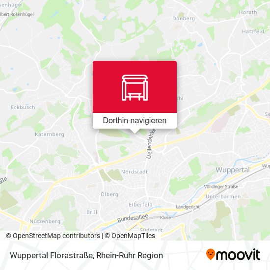Wuppertal Florastraße Karte