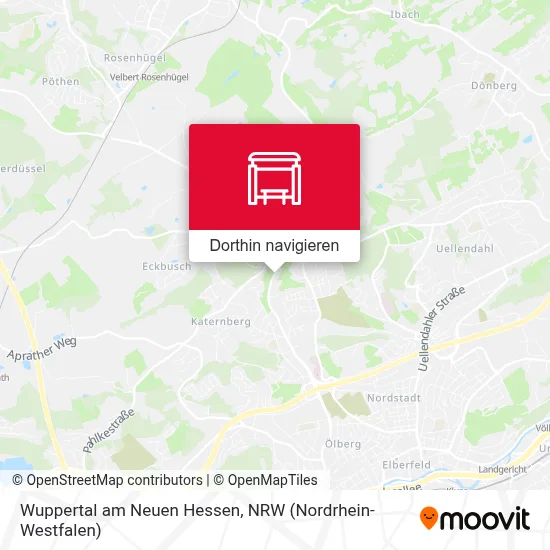 Wuppertal am Neuen Hessen Karte