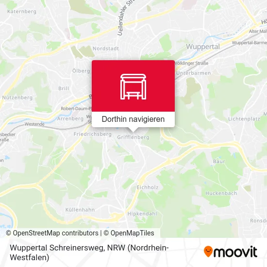 Wuppertal Schreinersweg Karte