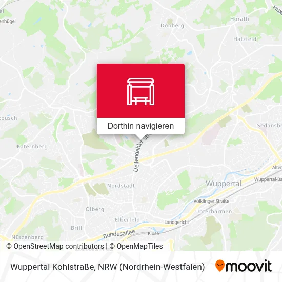 Wuppertal Kohlstraße Karte