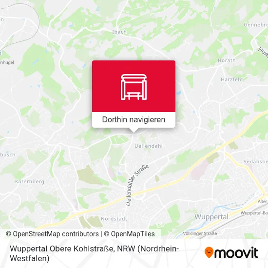 Wuppertal Obere Kohlstraße Karte