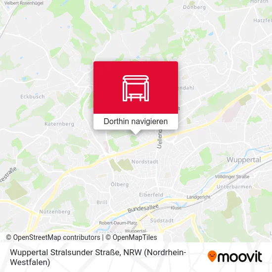 Wuppertal Stralsunder Straße Karte