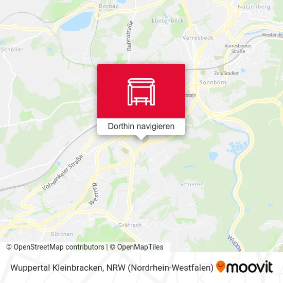 Wuppertal Kleinbracken Karte