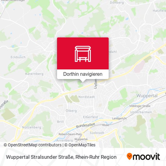 Wuppertal Stralsunder Straße Karte