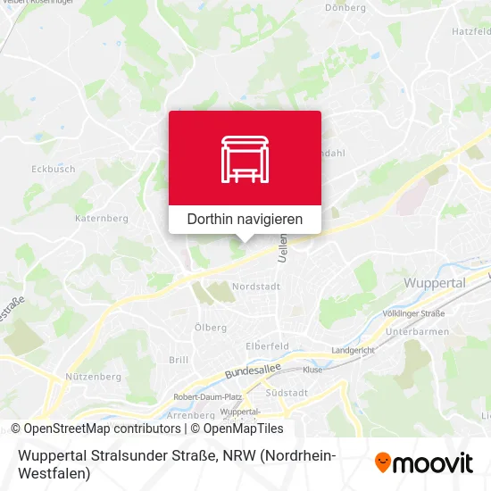 Wuppertal Stralsunder Straße Karte