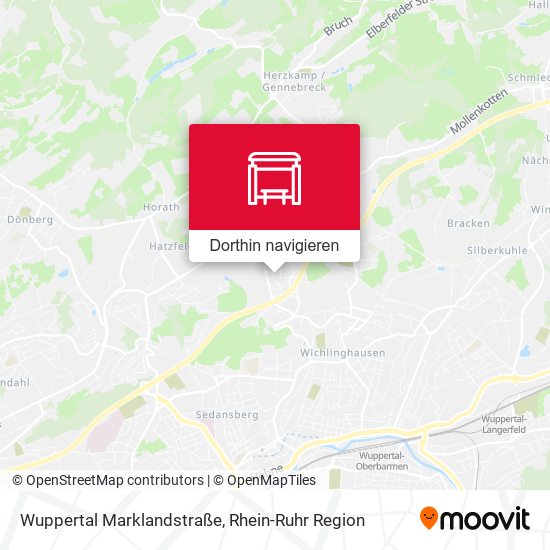 Wuppertal Marklandstraße Karte