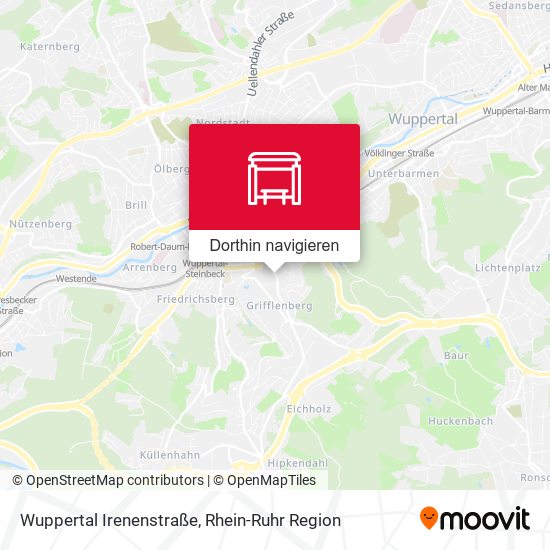 Wuppertal Irenenstraße Karte