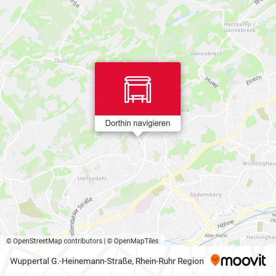 Wuppertal G.-Heinemann-Straße Karte
