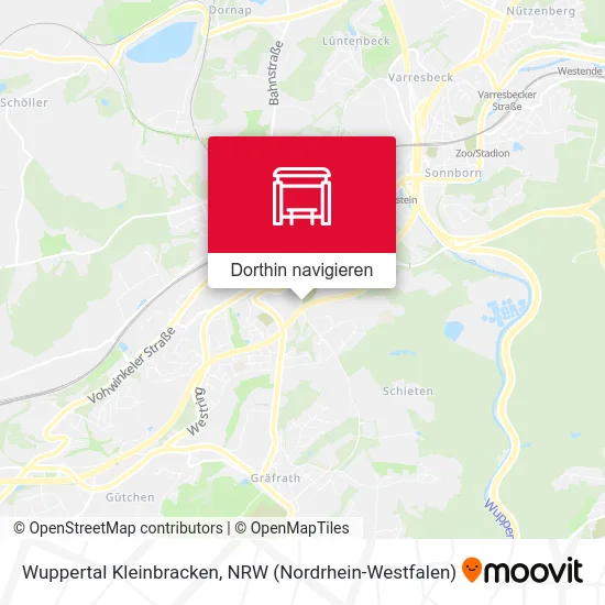 Wuppertal Kleinbracken Karte