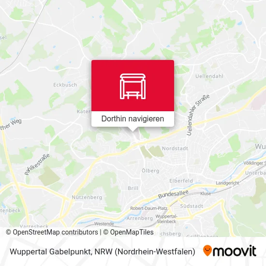 Wuppertal Gabelpunkt Karte