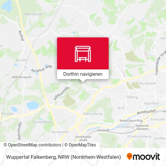 Wuppertal Falkenberg Karte