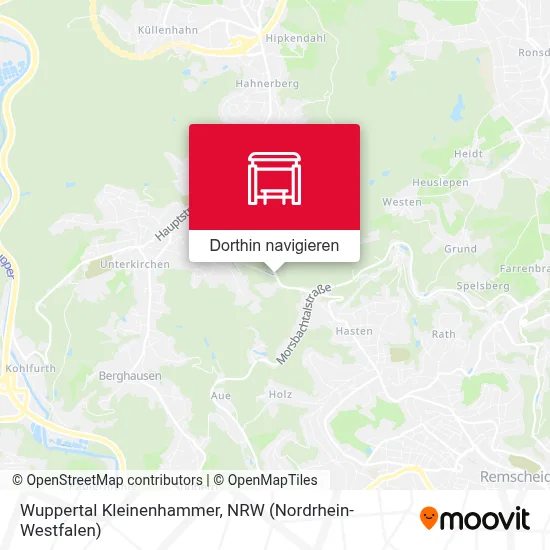 Wuppertal Kleinenhammer Karte