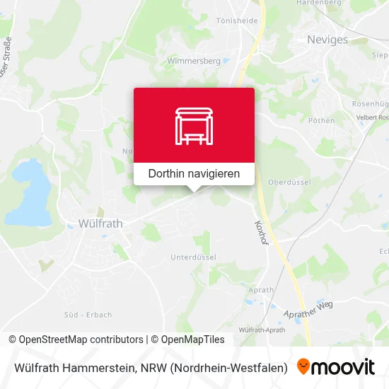 Wülfrath Hammerstein Karte