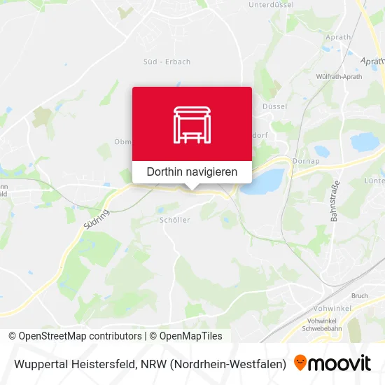 Wuppertal Heistersfeld Karte