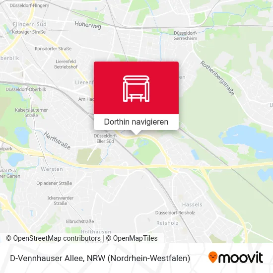 D-Vennhauser Allee Karte