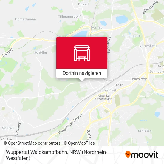 Wuppertal Waldkampfbahn Karte