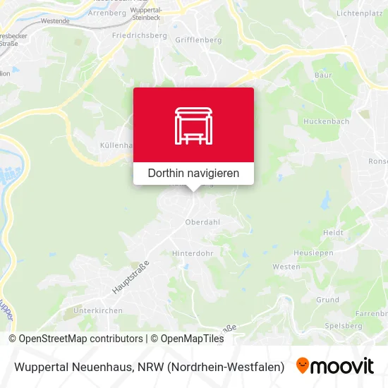 Wuppertal Neuenhaus Karte