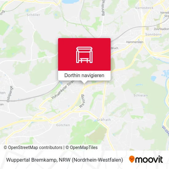Wuppertal Bremkamp Karte