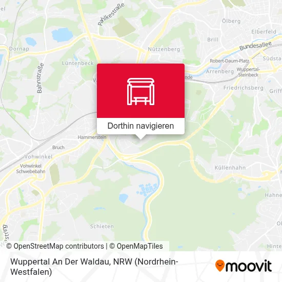 Wuppertal An Der Waldau Karte