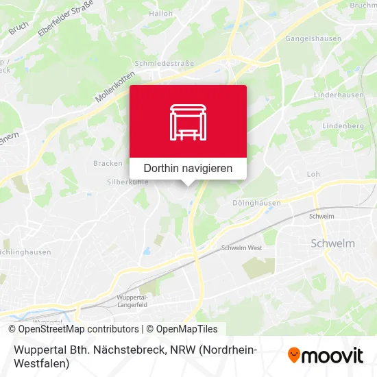 Wuppertal Bth. Nächstebreck Karte