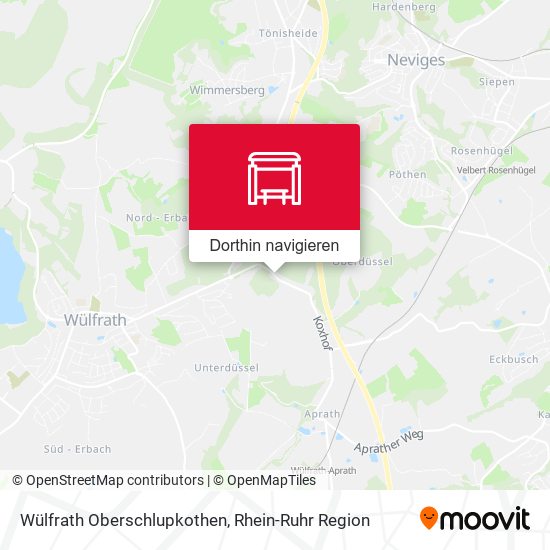 Wülfrath Oberschlupkothen Karte