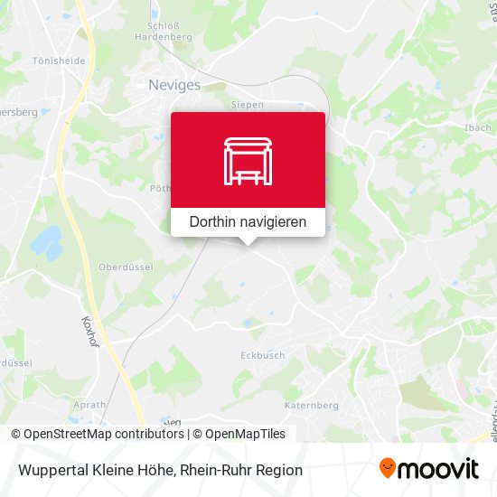 Wuppertal Kleine Höhe Karte