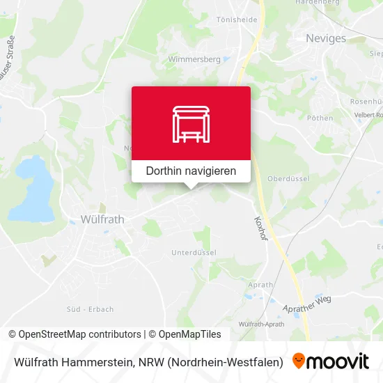 Wülfrath Hammerstein Karte