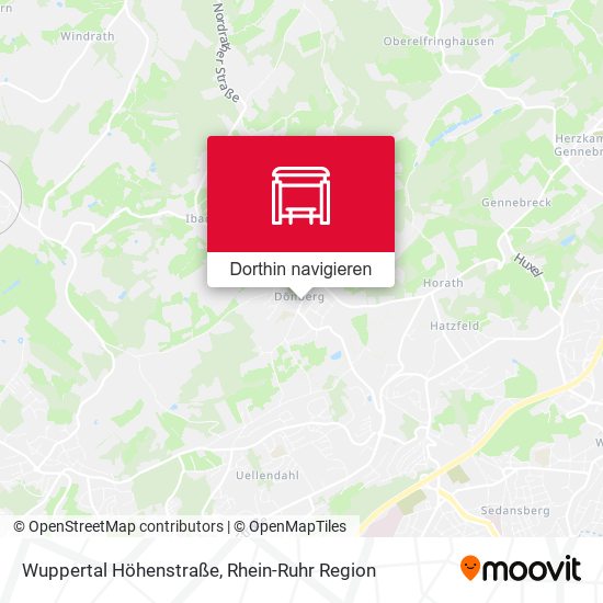 Wuppertal Höhenstraße Karte
