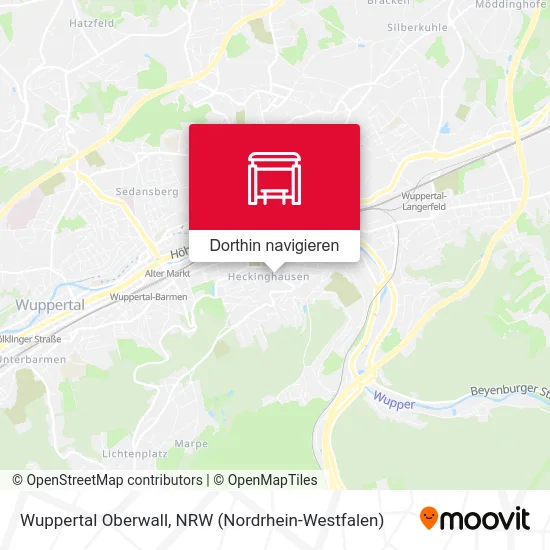 Wuppertal Oberwall Karte