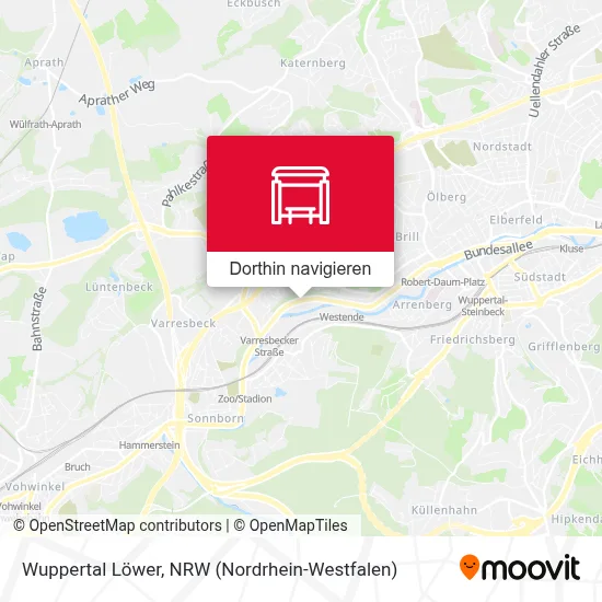 Wuppertal Löwer Karte