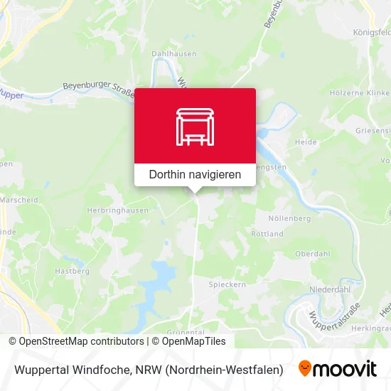 Wuppertal Windfoche Karte