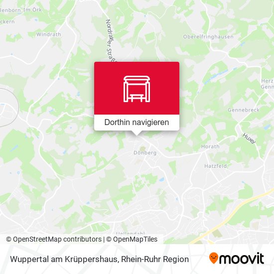 Wuppertal am Krüppershaus Karte