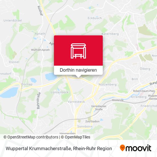 Wuppertal Krummacherstraße Karte